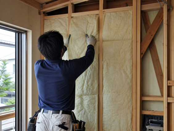壁・床・天井の
断熱材追加で根本改善。