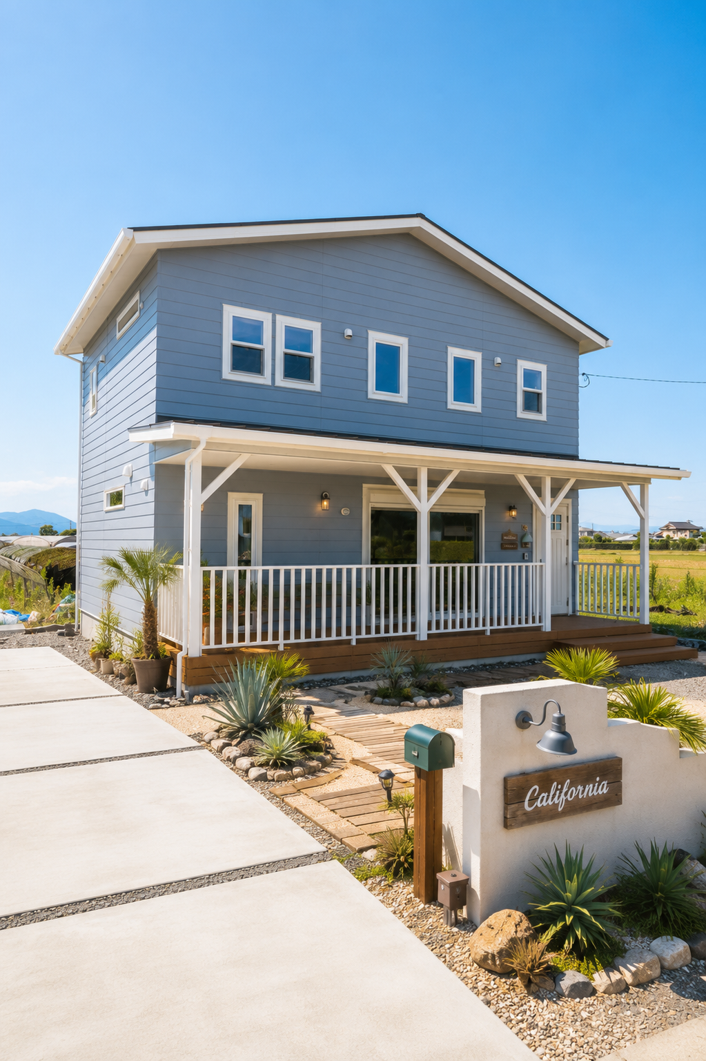 カリフォルニア風アメリカンハウス・施工写真