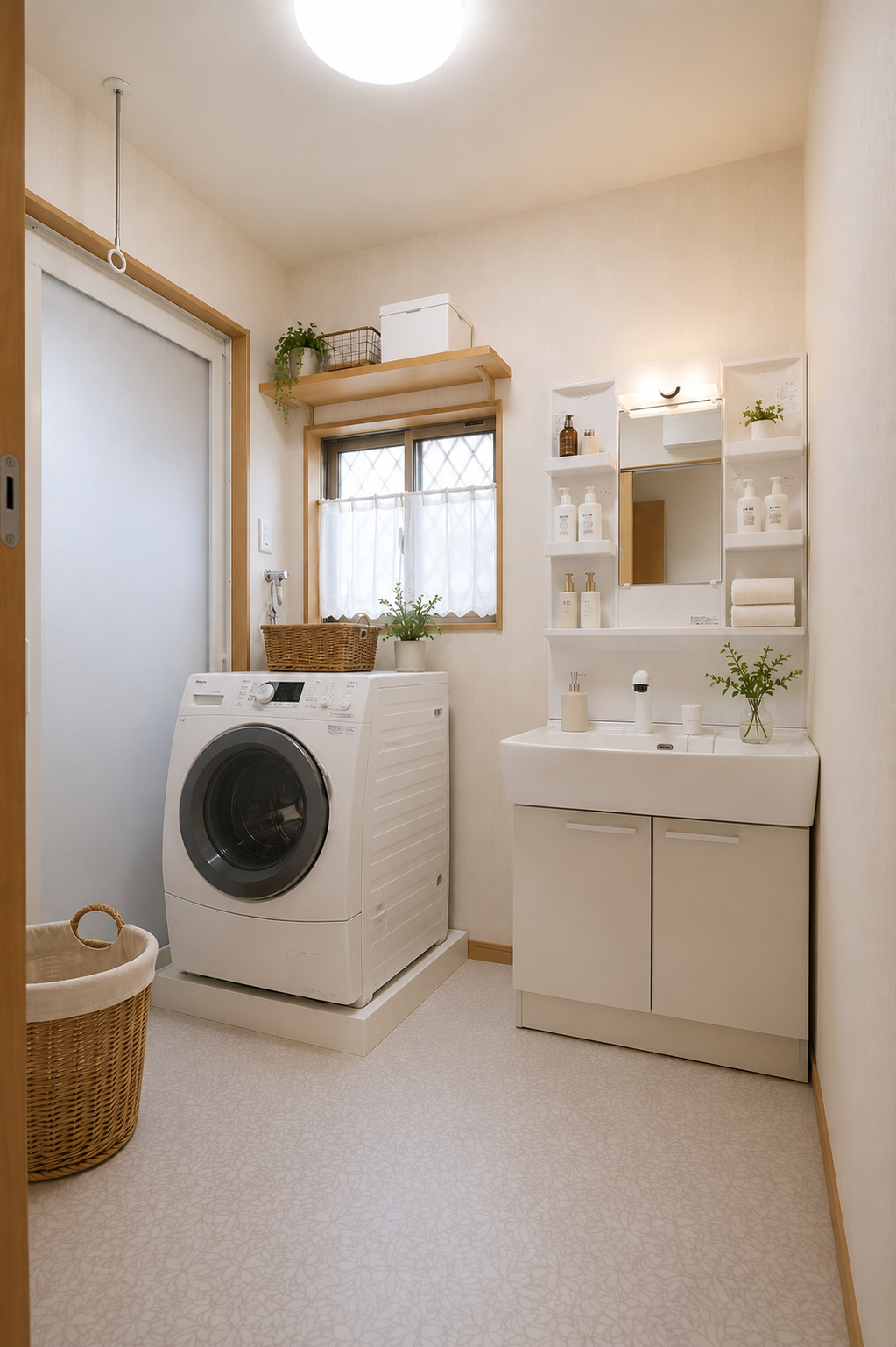 ナチュラルでコンパクトな平屋ハウス・施工写真