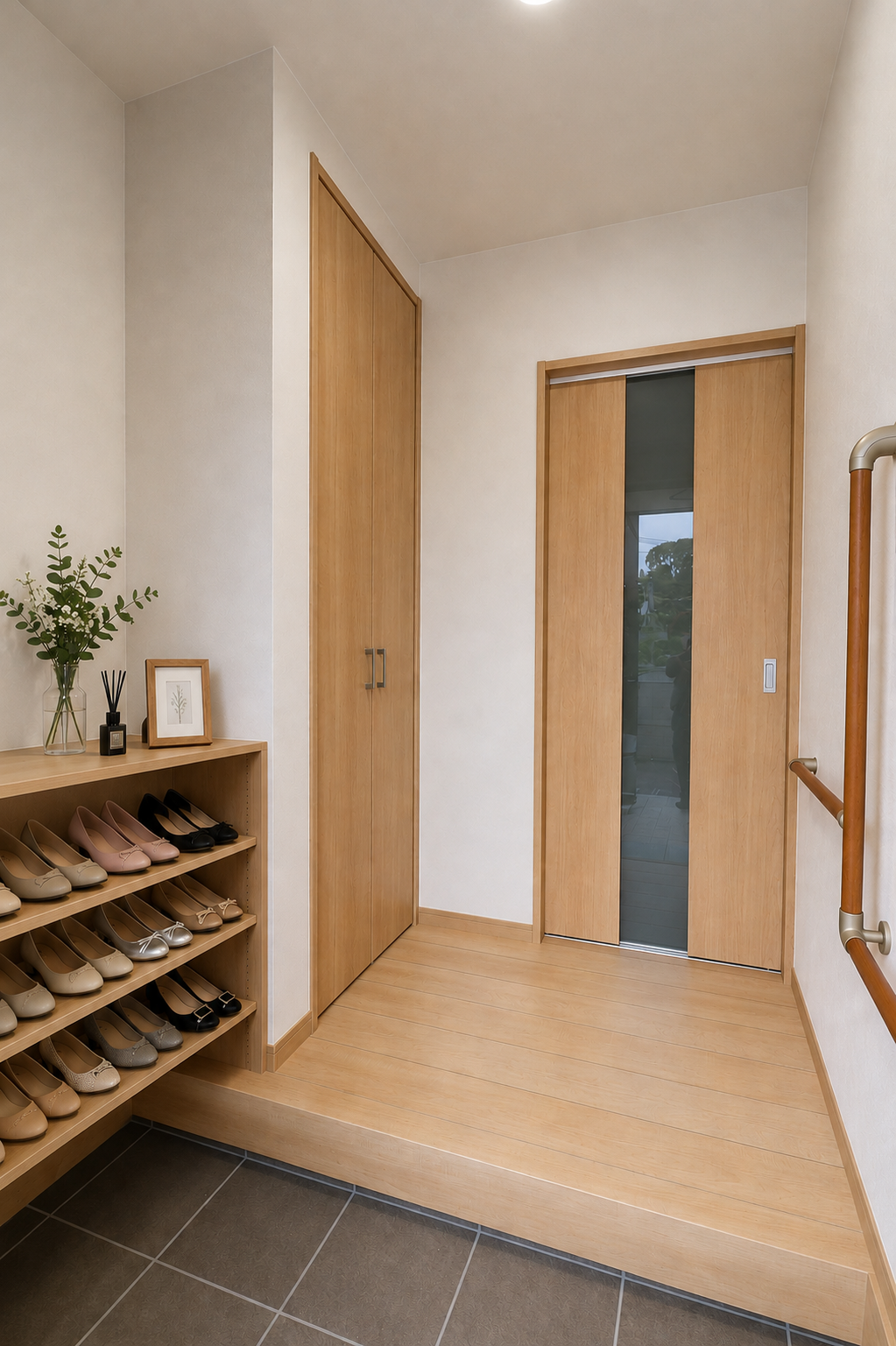 ナチュラルでコンパクトな平屋ハウス・施工写真